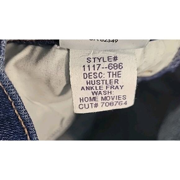 MOTHER Hustler Ankle Fray in Home Movies • Size 27 • High Rise Boot Crop - Picture 11 of 11